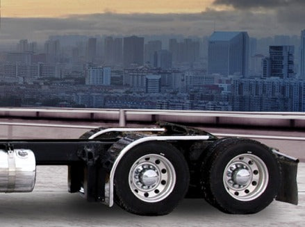 Paire de demi-ailes 80po stainless steel 22.5