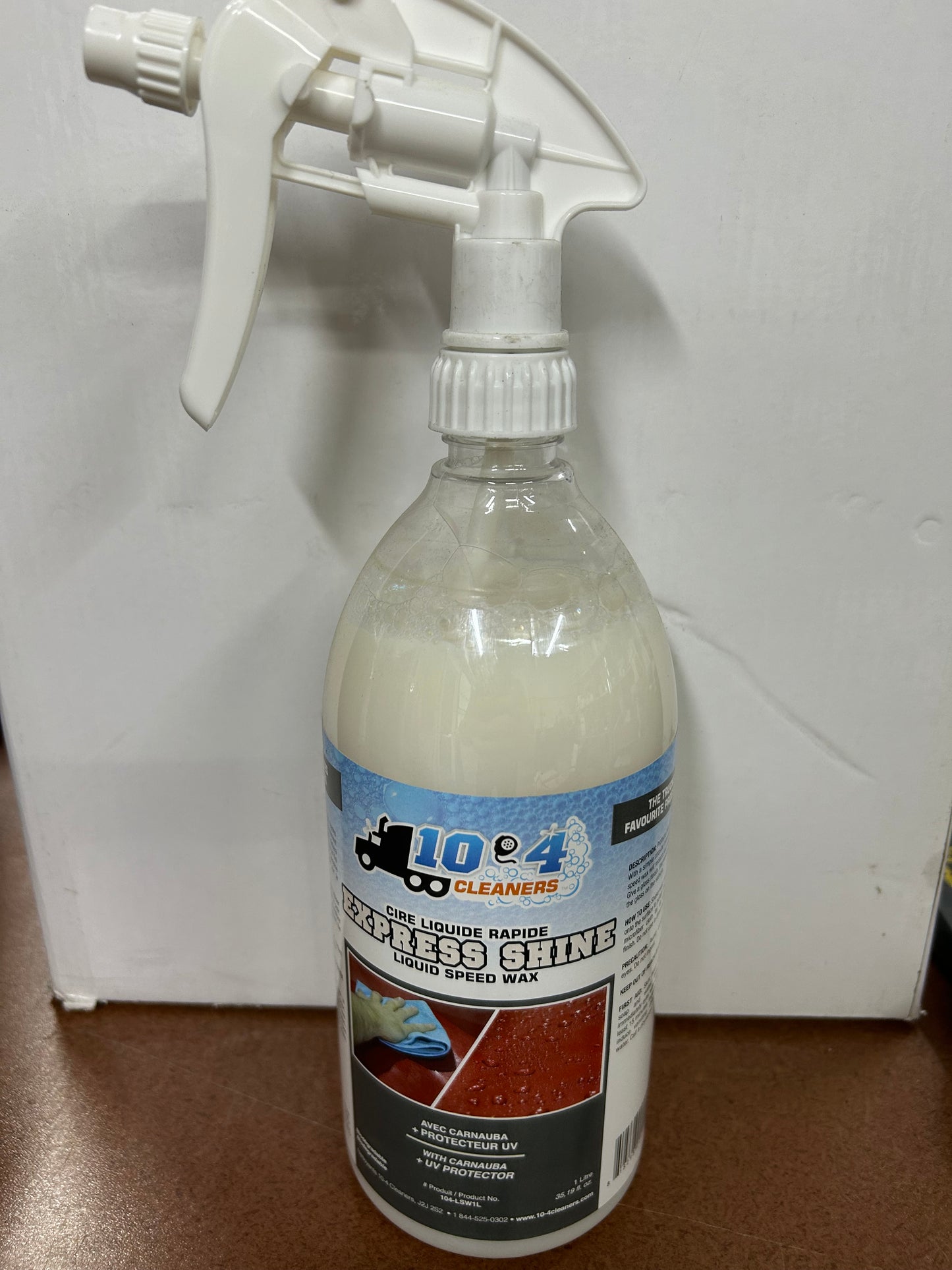 Produit - Cire liquide rapide Express Shine 1L