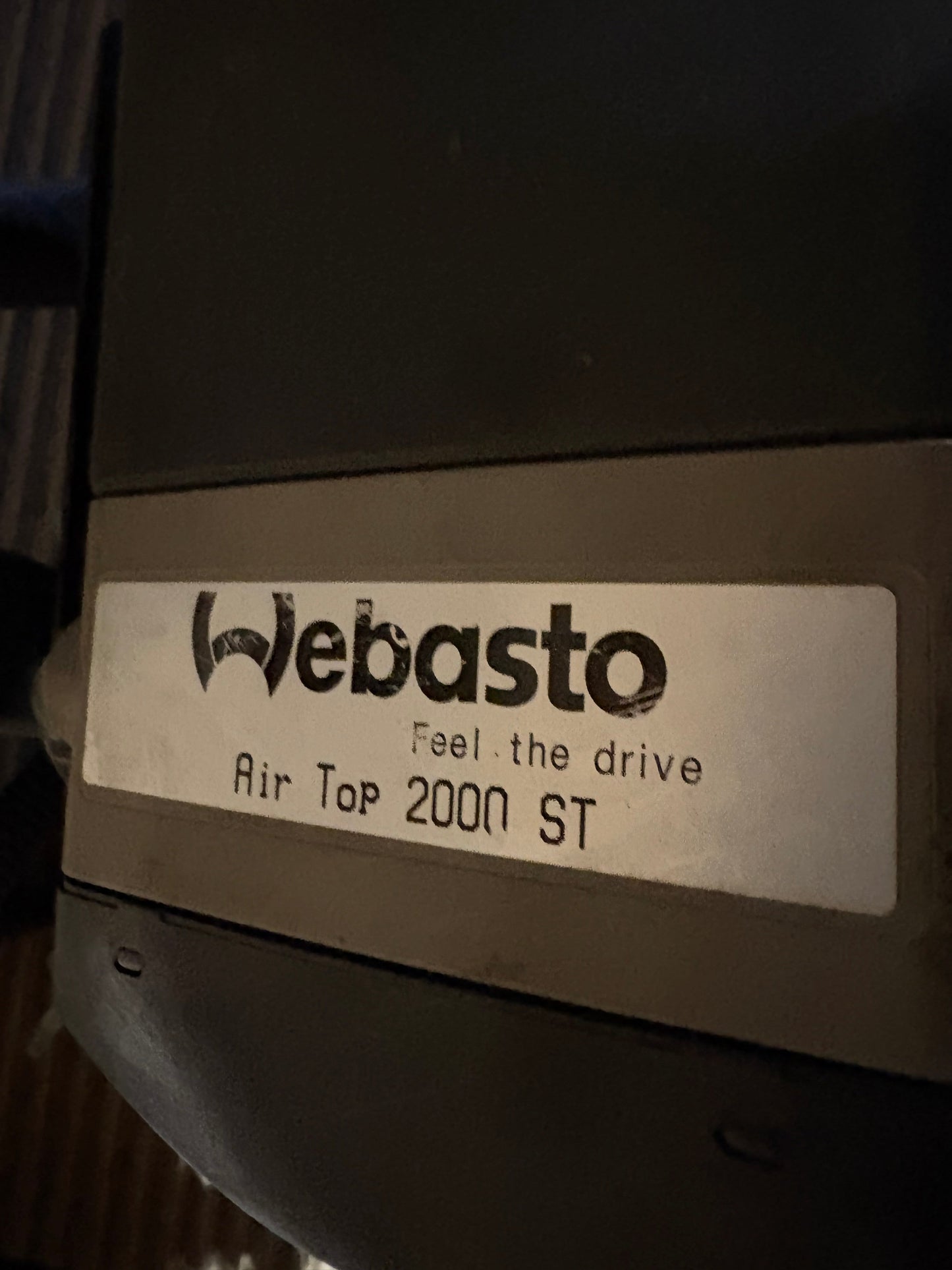 Chauffe cabine Webasto Air Top 2000 ST