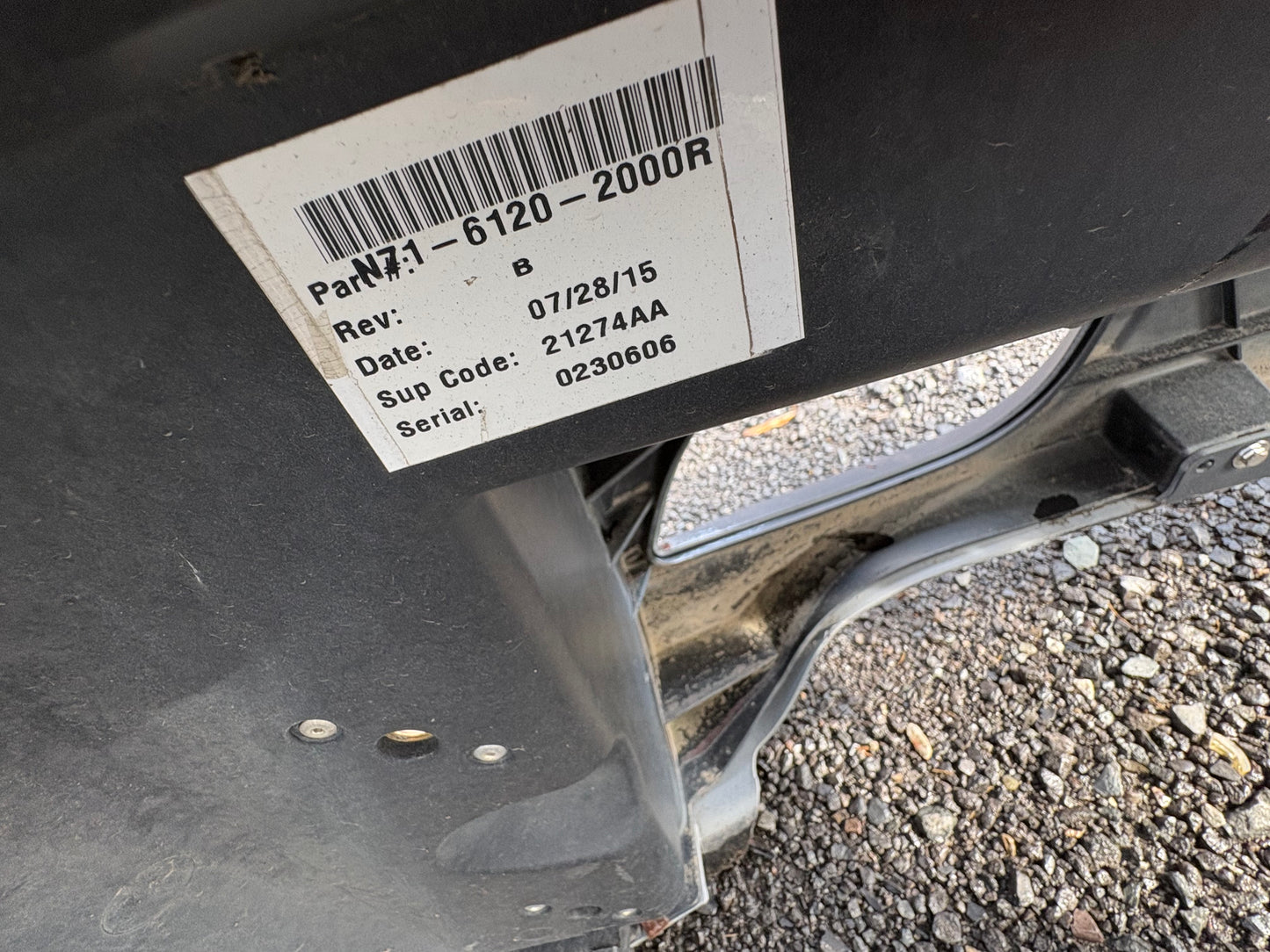 Embout de pare-chocs avant côté passager Kenworth T680