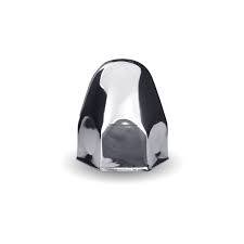 Noix chromé métal style balle 2 pouces