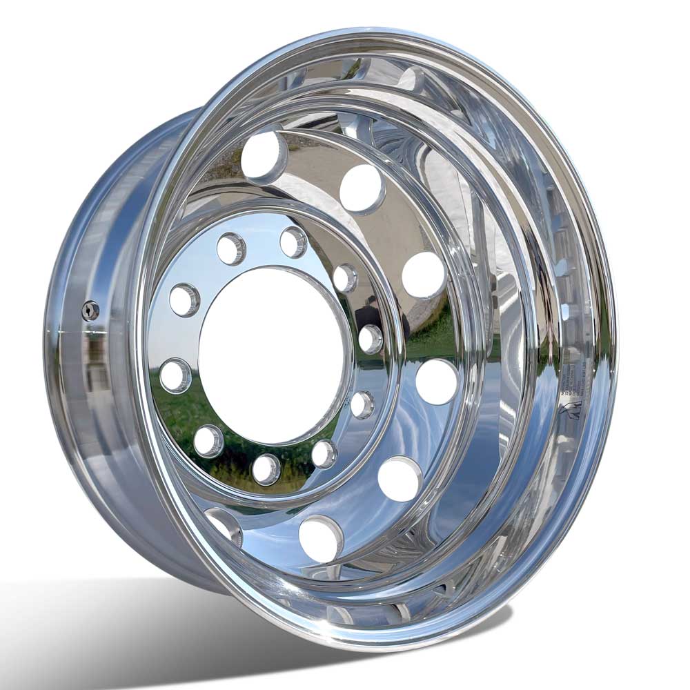 Roue aluminium extra poli 22.5 x 8.25