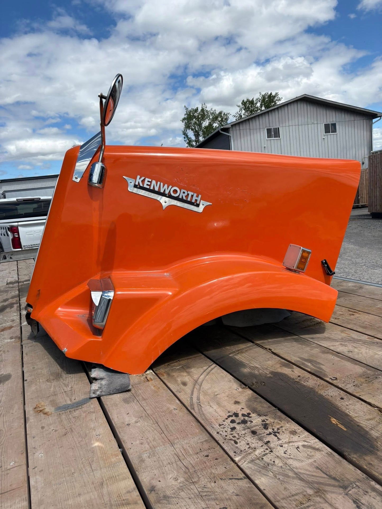 Capot Kenworth T800 orange