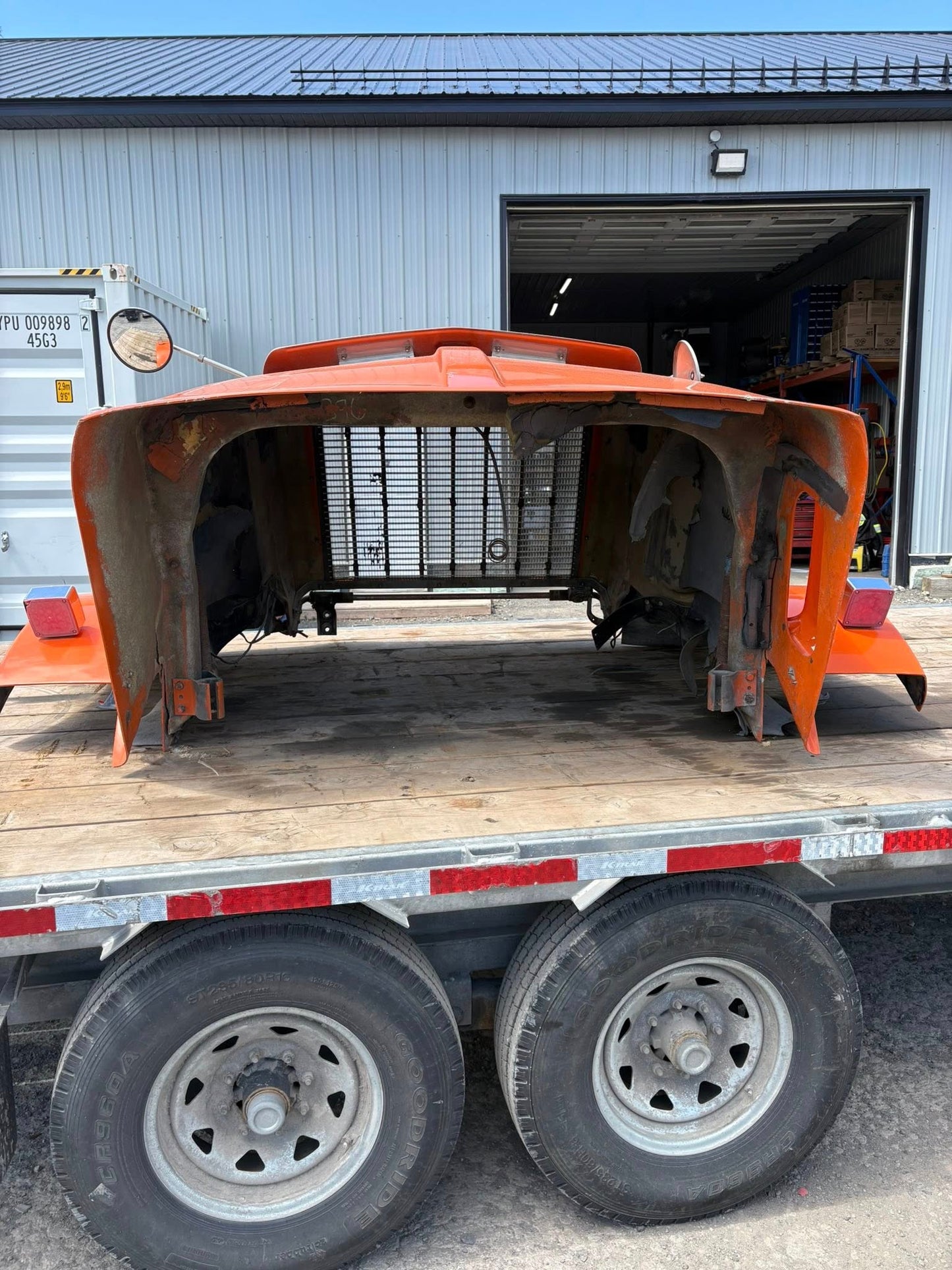 Capot Kenworth T800 orange