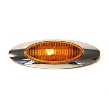 Lumière Feu de gabarit et de position ambré avec bezel