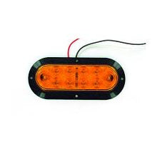 Lumière LED signalisation/parc ovale ambré 2po X 6.5po