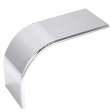 Paire de demi-ailes 80po stainless steel 22.5