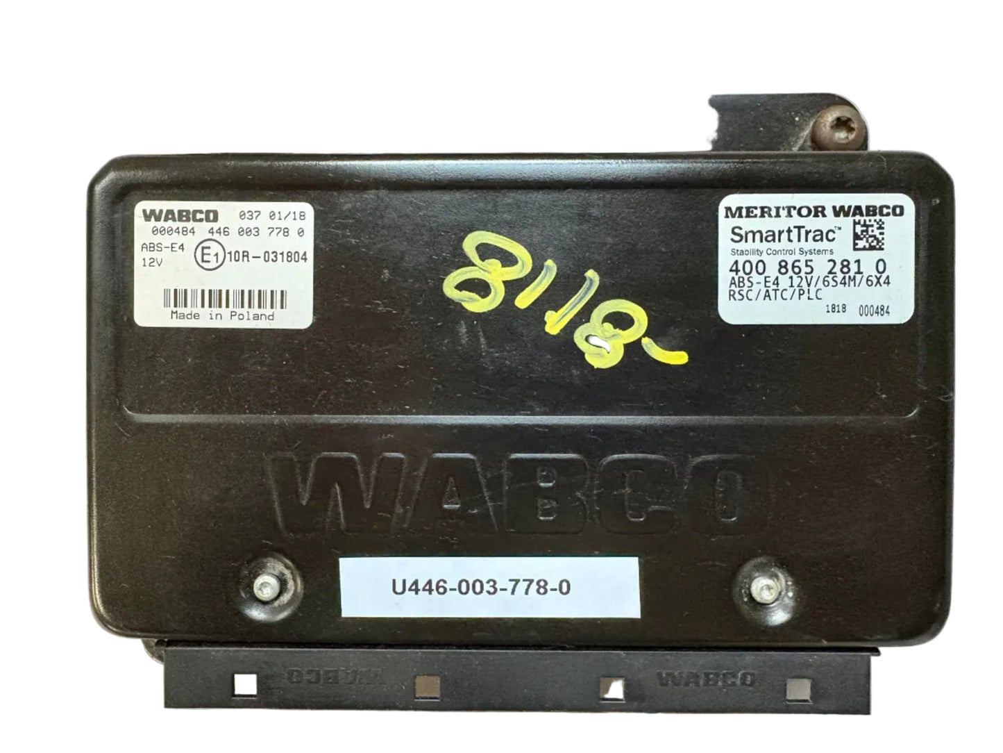 Module de commande de freinage (ECU) ABS Wabco