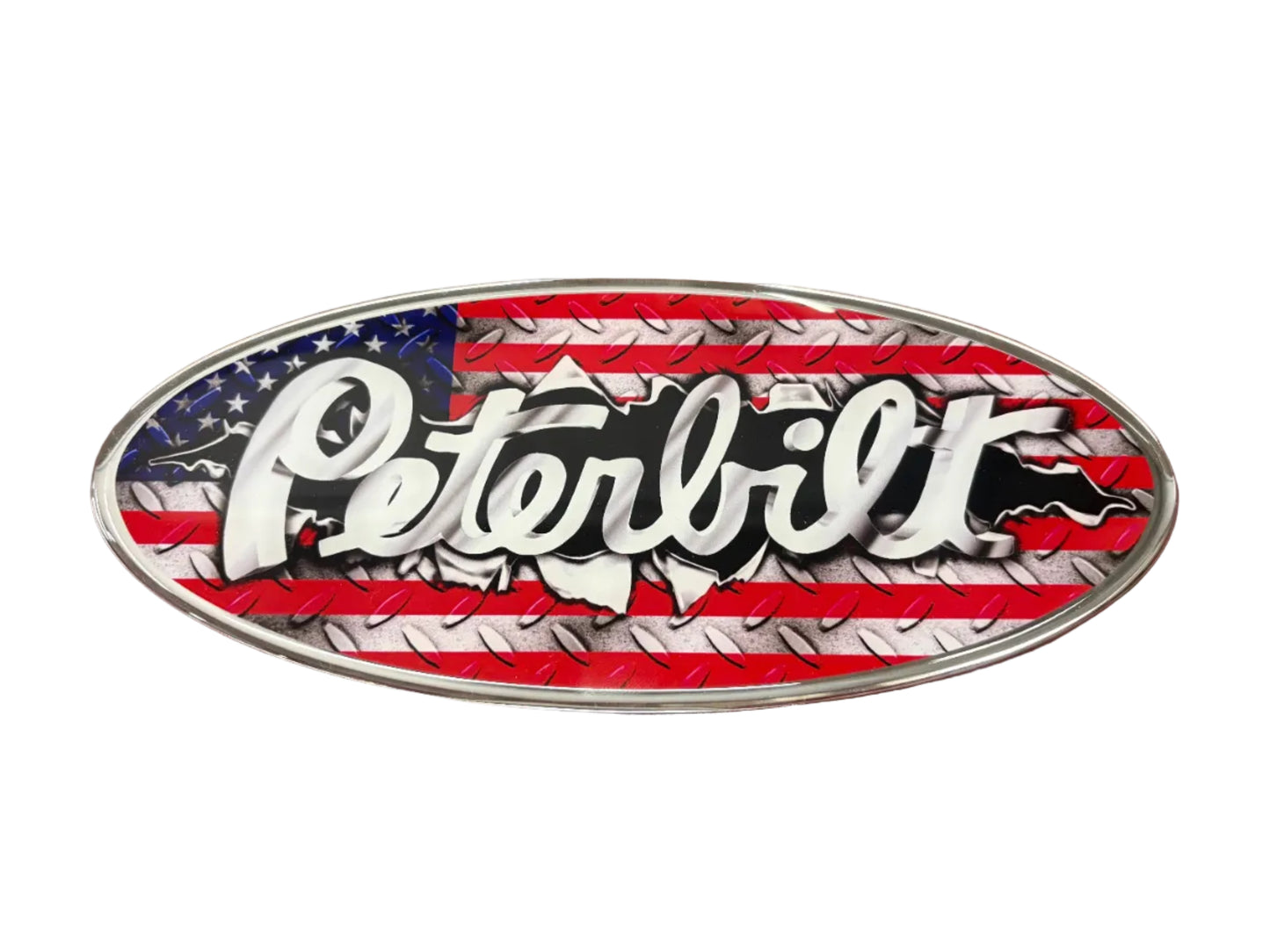 Démo - Emblème Peterbilt oval USA