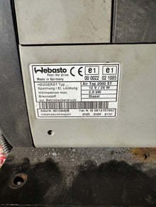 Chauffe cabine Webasto Air Top 2000 ST