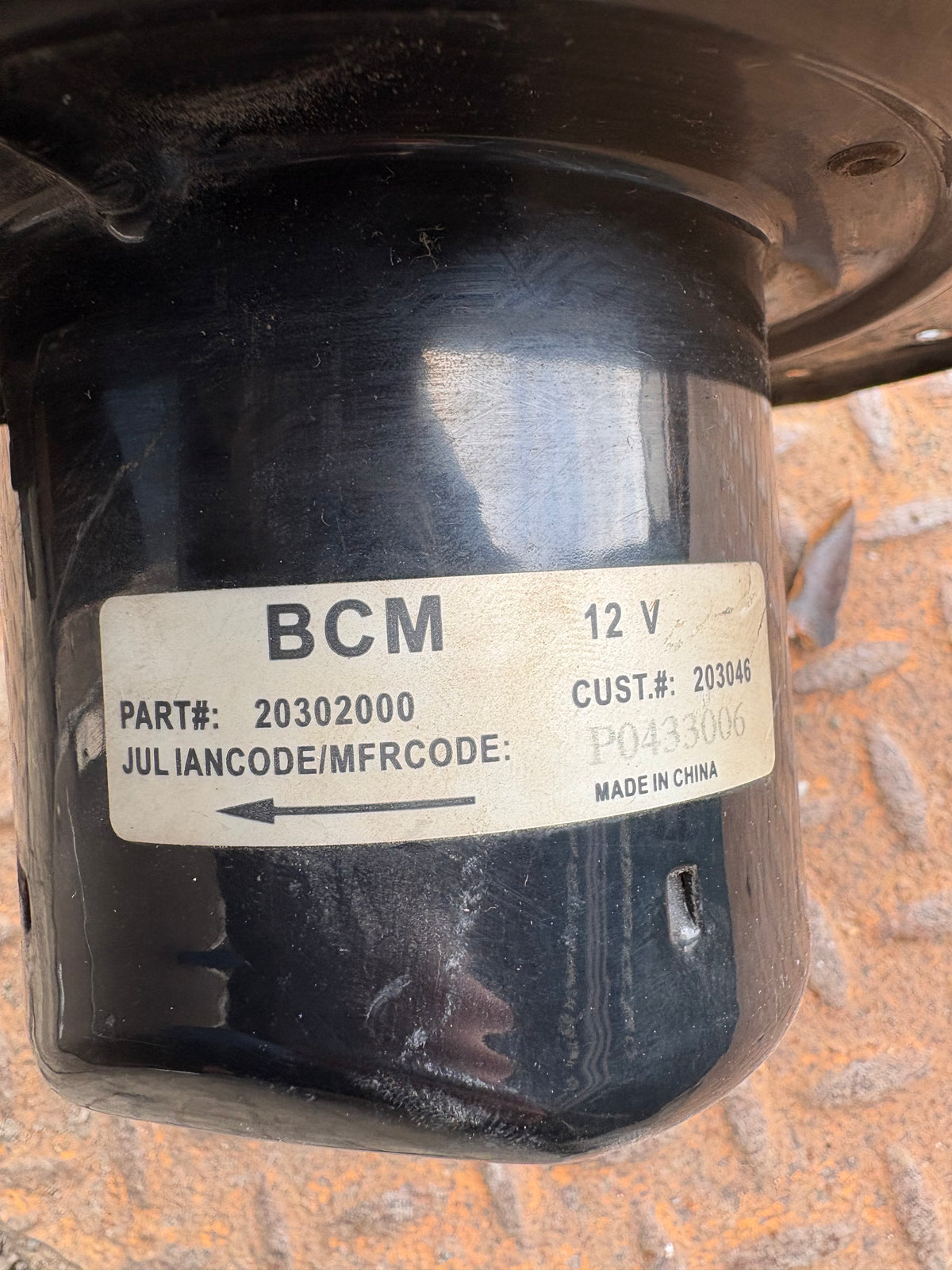 Moteur de soufflerie pour International