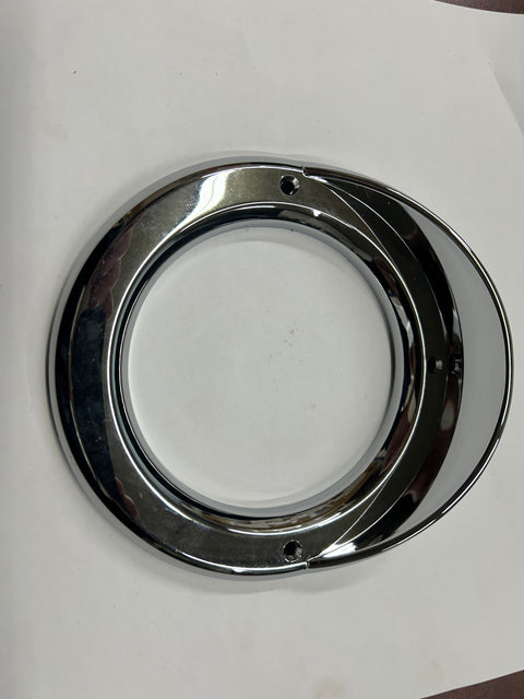 Neuf - Bezel chrome ronde pour lumière 4''