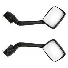 Miroir de capot chauffant avec couvert chromé côté conducteur