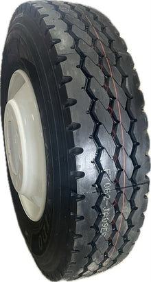 Pneu 11r22.5 Monté sur roue acier