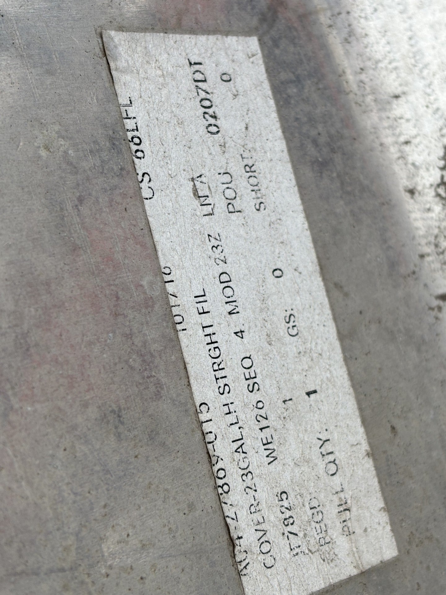 Couvercle de réservoir à carburant Freightliner