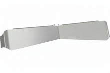Sunvisor Bowtie Kenworth, curved glass, stainless, bolt less