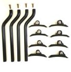 Poteau offset avec bracket ajustable