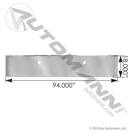 Pare-choc acier International 9900